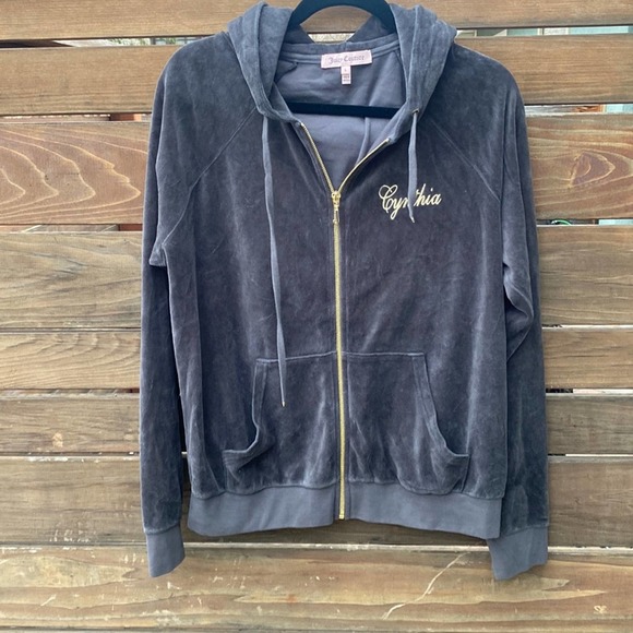 Juicy Couture Gray “Cynthia” Hoodie - L - Picture 1 of 3
